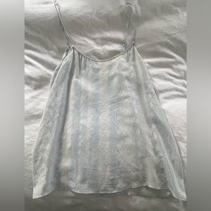 Blue equipment tank top